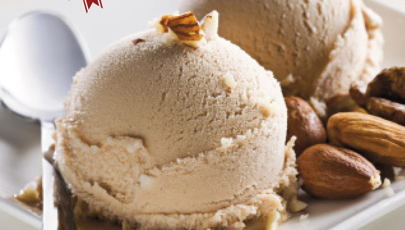 Almond gelato