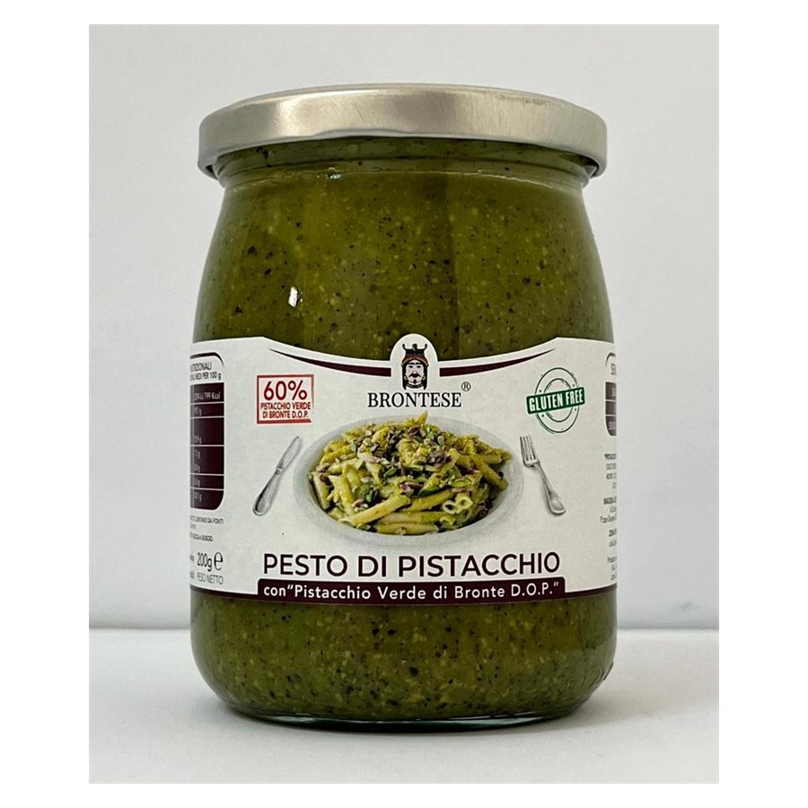 Pistachio pesto jar