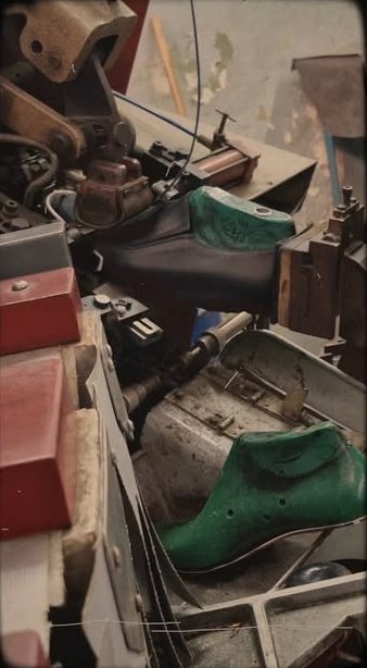 Shoe lasts in the Luca Scarpe workshop
